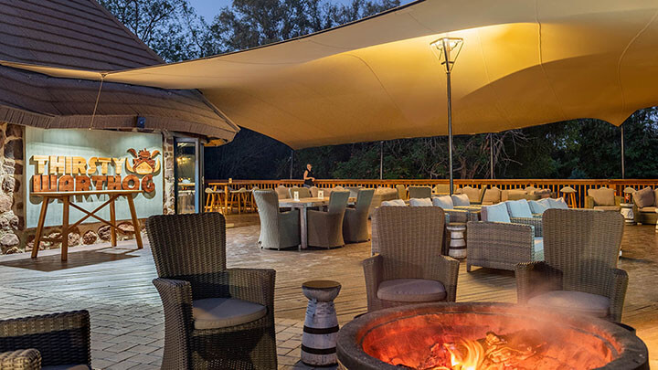 Thirsty Warthog Bar at Waterberg Game Park